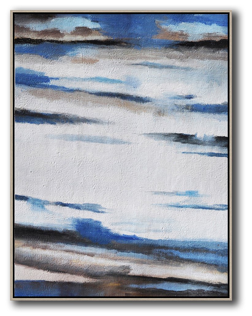 Vertical Abstract Landscape Art #DH10B - Click Image to Close